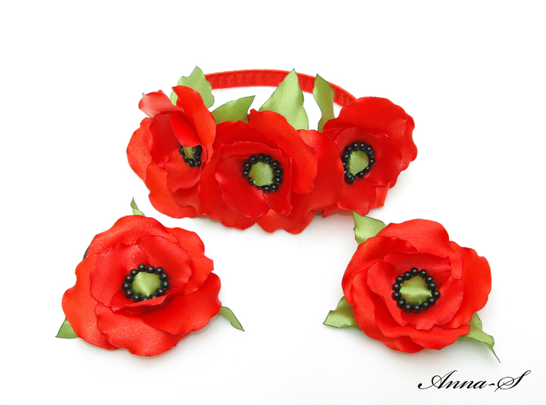 Комплект " Полевые маки "