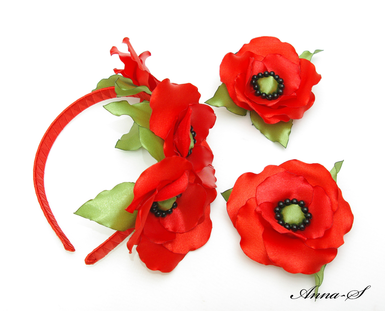 Комплект " Полевые маки "