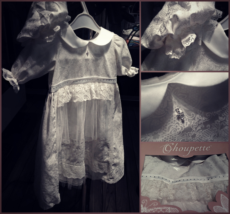 Мы покрестили нашу красотулю!