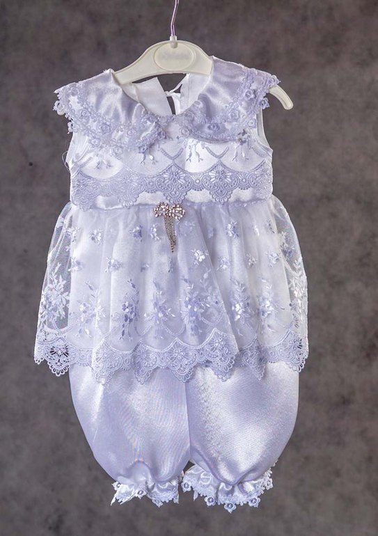 Комбинезон для крещения НОВЫЙ Размер 62   Артикул: 013-28b  Мелкий опт: 650 руб