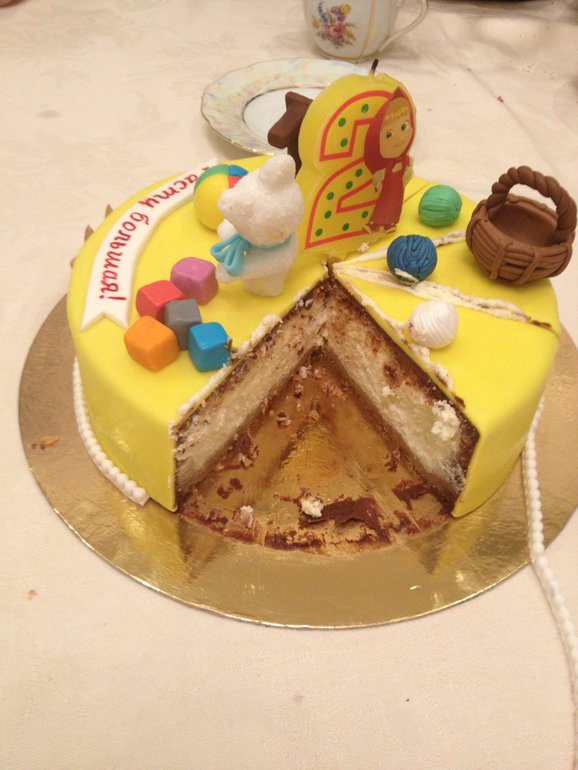 Торт "как стать большим"