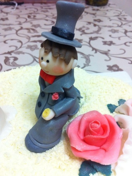 Торт на 25 летие совместной жизни!!