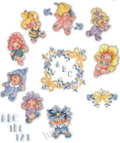 Маленькие схемы вышивок.