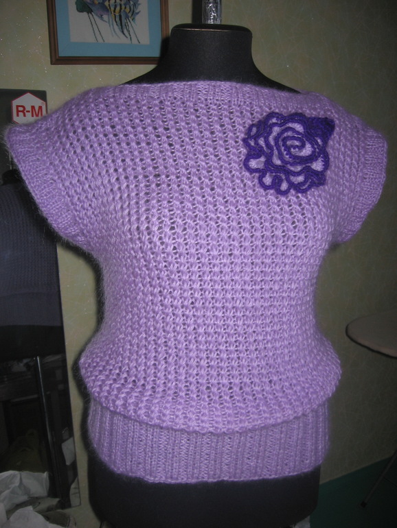 Жилеточка на скорую руку.