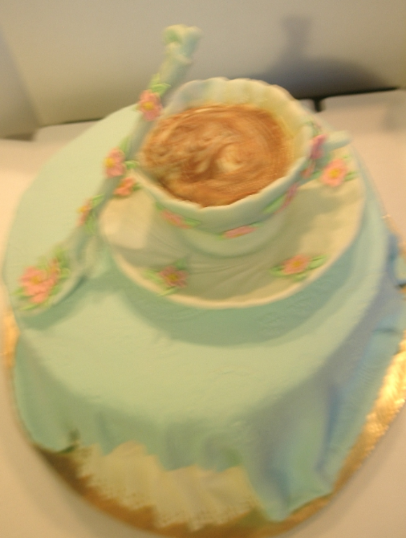 Чайная пара и розарий