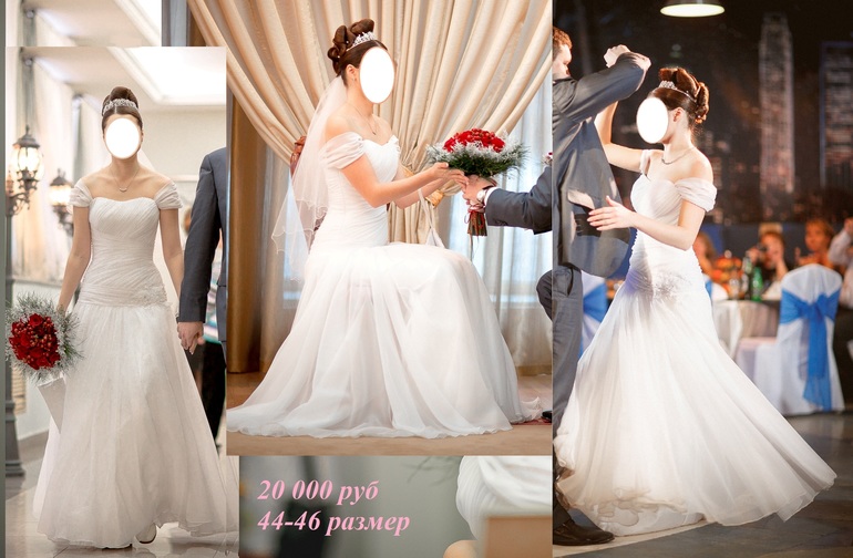 Свадебное платье (шифон)