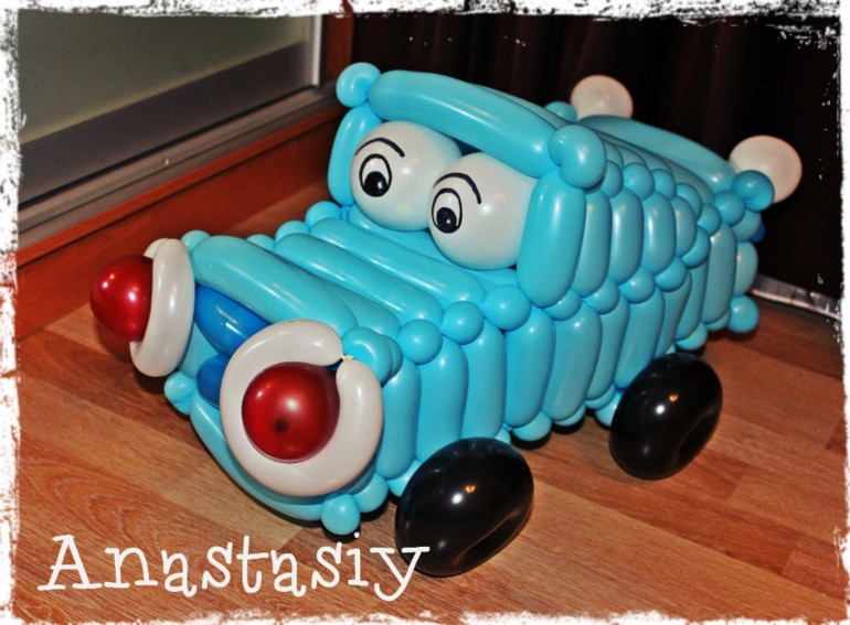 Украшение воздушными шарами!