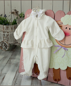 Велюровый комбинезон