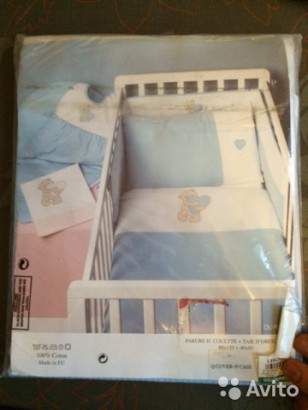 Новый комплект детского постельного белья