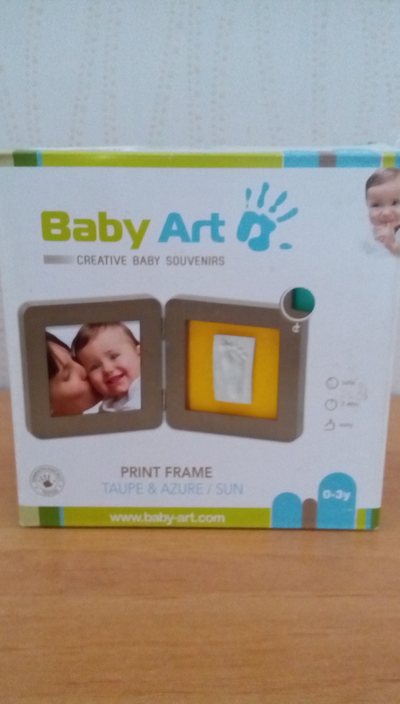 Рамка-слепок Baby Art Frame TaupeAzure, новая