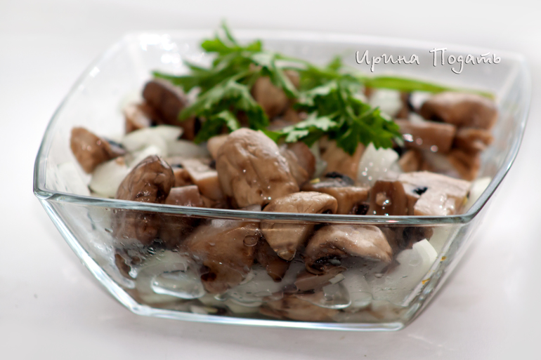 Маринованные шампиньоны за 2 часа