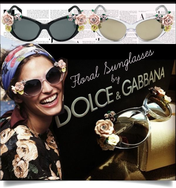 Конфетка Неприкрытая роскошь очков Dolce & Gabbana Flowers-в наличии!