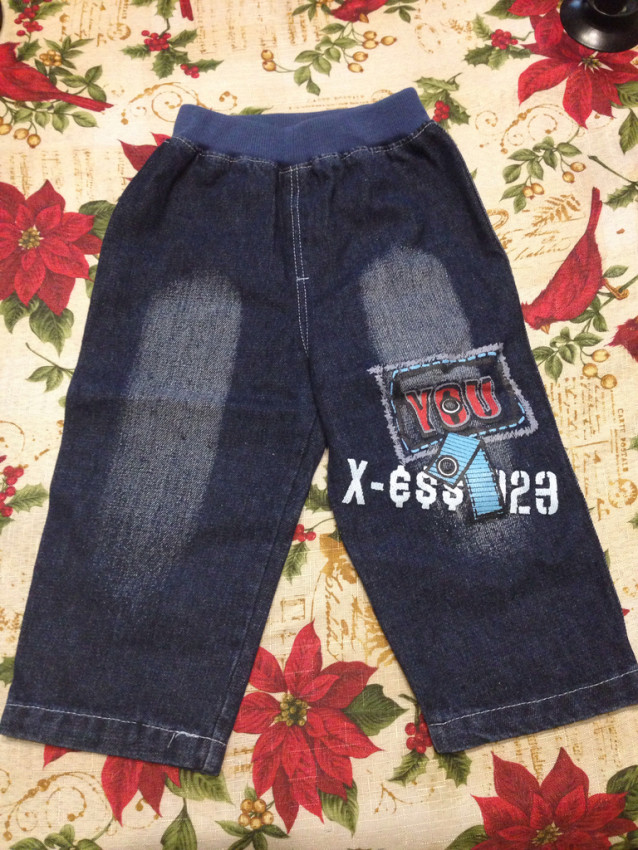 новые джинсы 12-18 мес