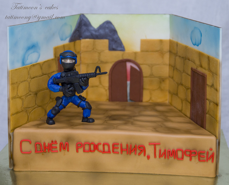 Торт "Counter strike"