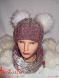 Помпон из искусственного меха