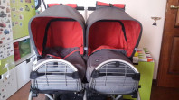 Коляска для двойни bumbleride indie twin 2 в 1