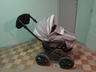 Продам коляску 2 в 1 (люлька и прог. блок), колеса