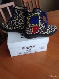 Ботиночки Parrot 29 р.(18,5-18.7) в идеале. Регион