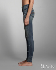 AbercrombieFitch джинсы узкие, новые, оригинал