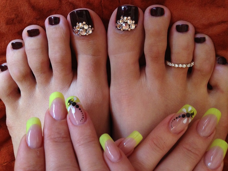 Аппаратный маникюр, педикюр. Покрытие Shellac CND(Шеллак), OPI, роспись