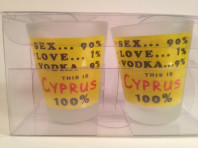 Рюмки Сувенирные Кипр набор 2 шт