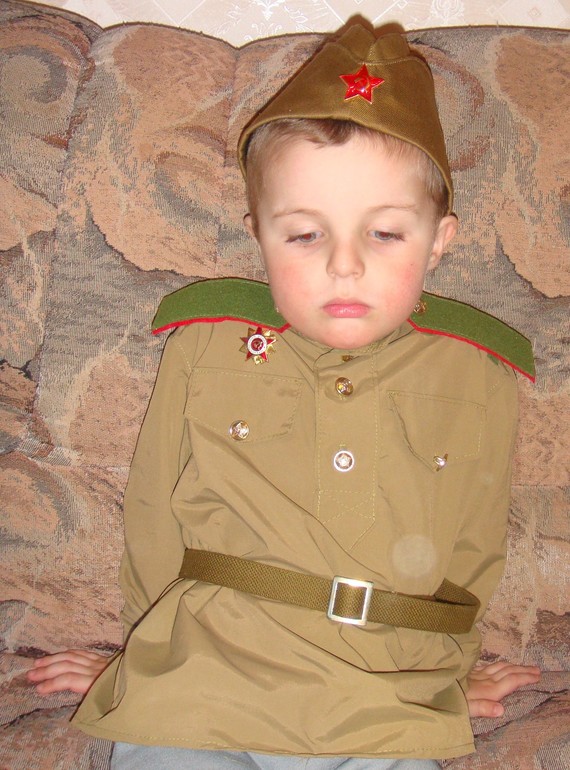 Костюм солдата времен войны