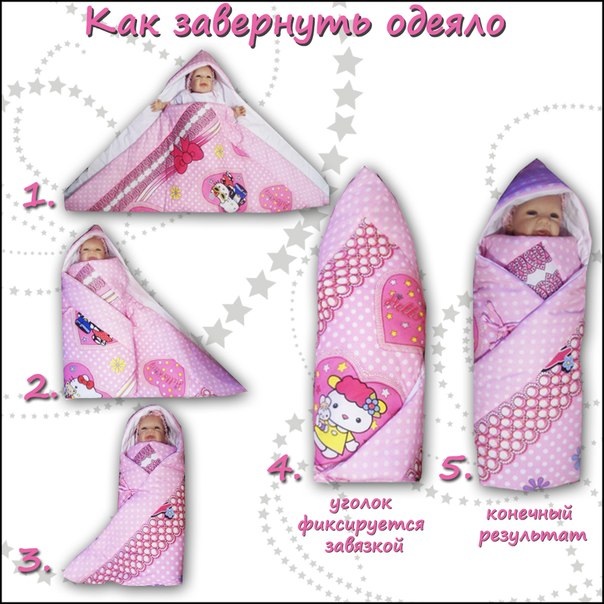 Комплект одеяло-конверт и подушка