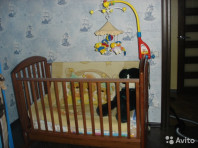 Кроватка Papaloni Италия дерево + матрас ортопед