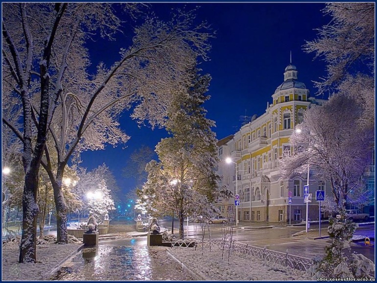 Вчерашний первый снег и мечты о зиме......