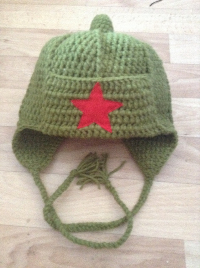 Шапка-буденовка 52-54