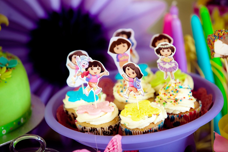 Dora the Explorer candy bar...Сладкий стол Даша — путешественница...