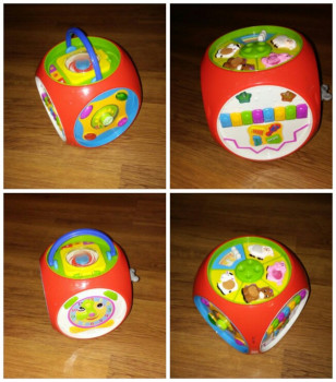 Мультикубик Kiddieland бу. Все работает