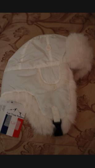 Шапка-ушанка для девочки размер М