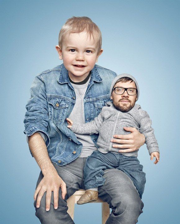 Фотограф Пол Рипк создал веселую фотосессию Grown Ups