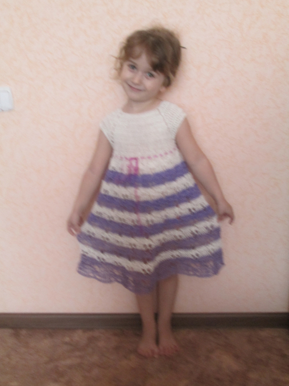 Продолжаю учиться вязать крючком))