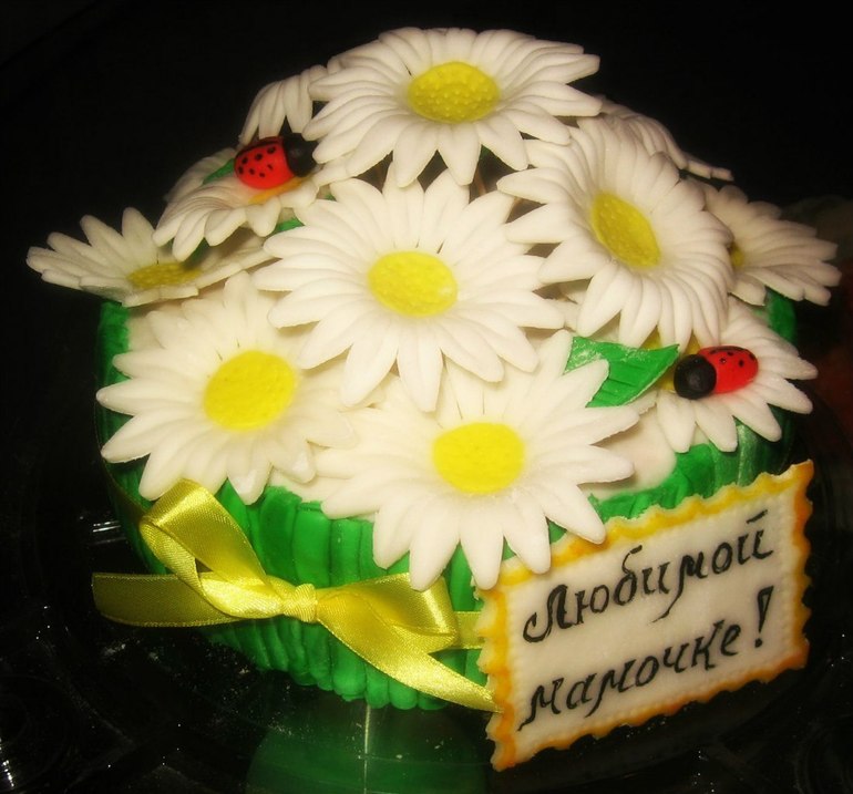 Мой тортик БЕКЕТ РОМАШЕК!!