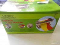 Новая Makins Паста машина для пластики, с подарком