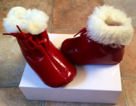 Пинетки теплые для девочки