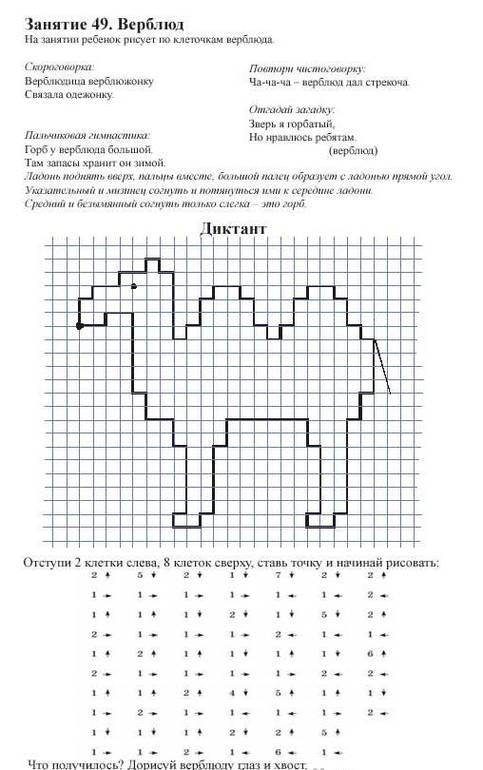 Руки на стол диктант