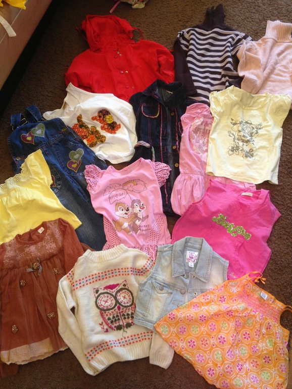 Одежда для девочки 5-6 лет