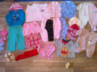 Пакет вещей на девочку до 18 мес.