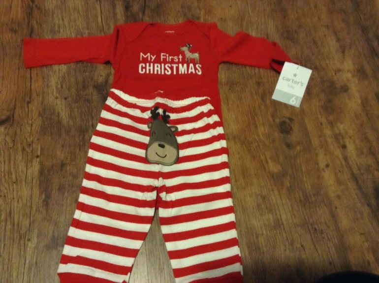 Новогодние пижамы carters
