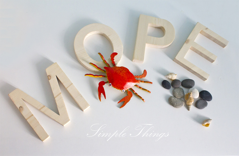 Деревянный ящик. Море. Wood Box Sea. Simple Things Shop