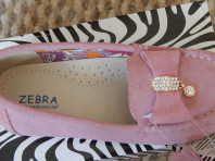 Туфли для девочки «Зебра»