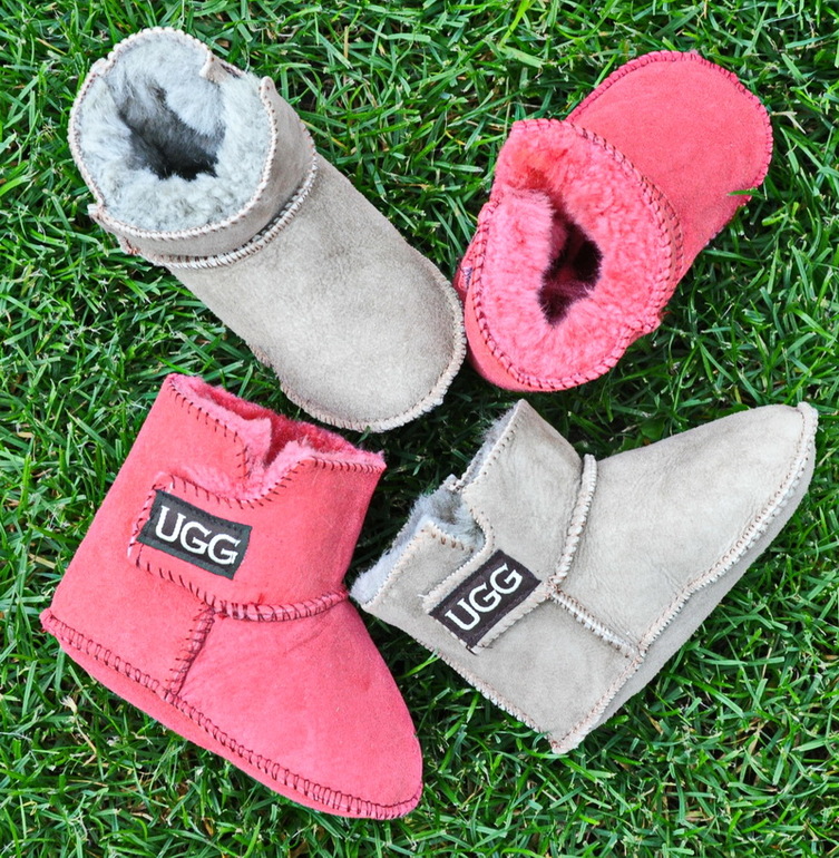 Маленькие Пинетки Угги - Мех и замша UGG из Australia
