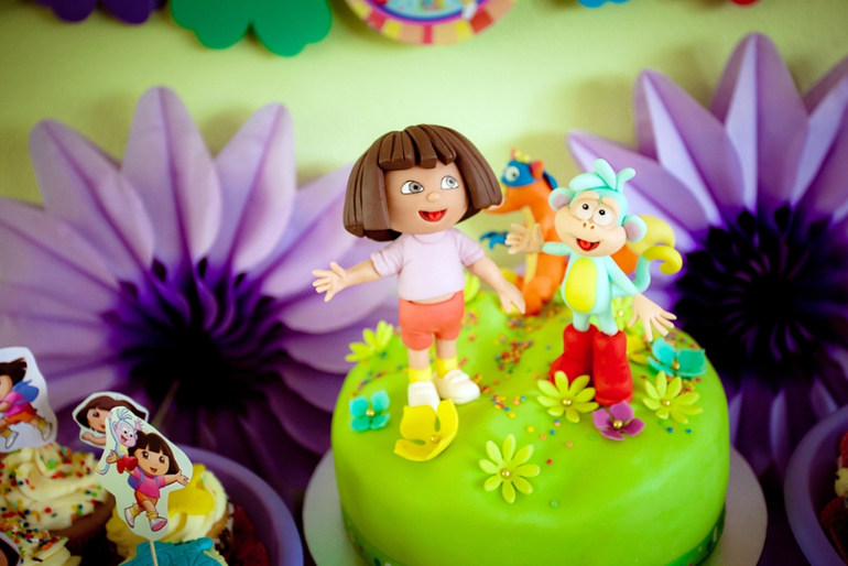 Dora the Explorer candy bar...Сладкий стол Даша — путешественница...