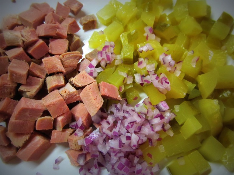Салат с говядиной и свеклой