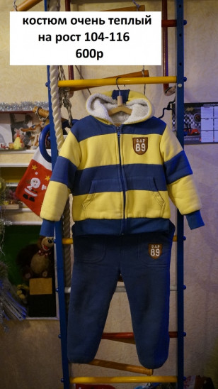 костюм спортивный утепленный