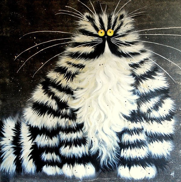 Кошачье настроение от Kim Haskins