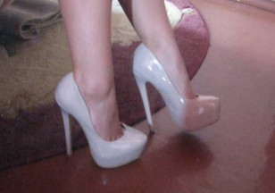 туфли женские бежевые, 15 см каблук, 35 размер